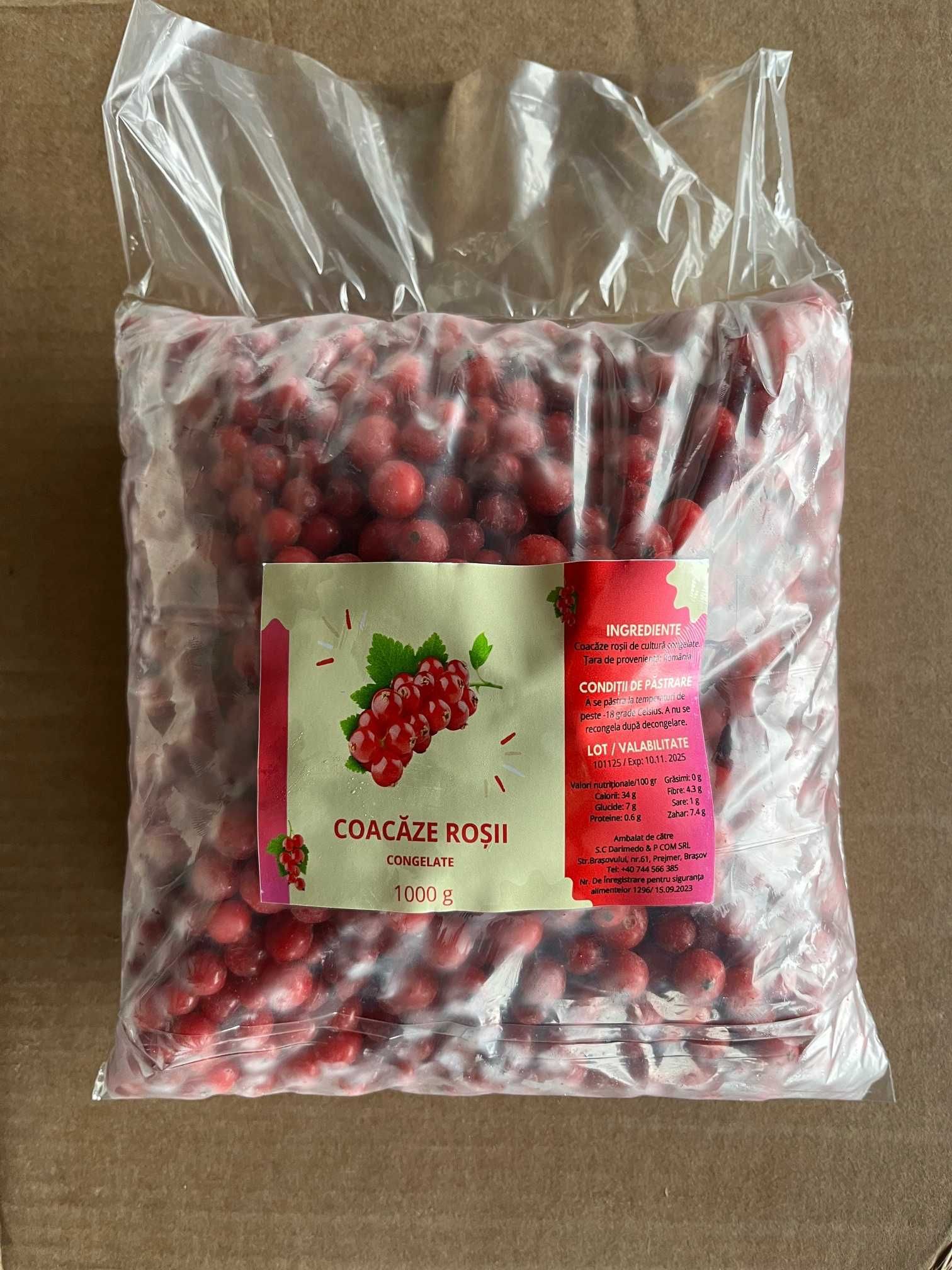 Vand: Hribi,Galbiori,Coacaze rosii,Catina,Afine canadiene.Congelate.