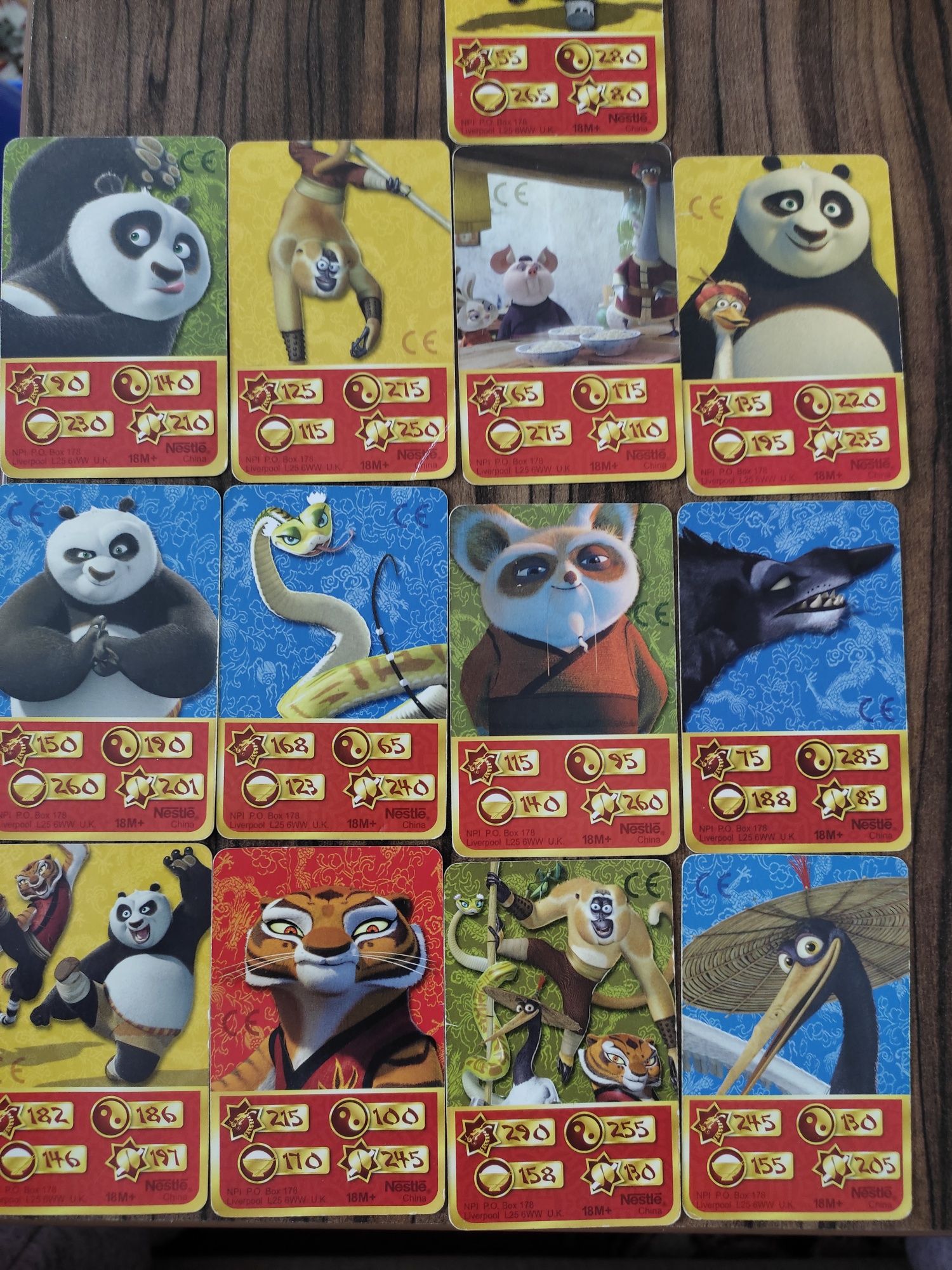 Стикита,,Star Wars и Kung Fu Panda карти