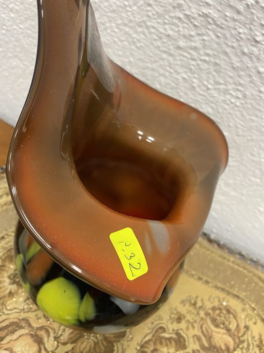 Италианска ваза от мурано стъкло