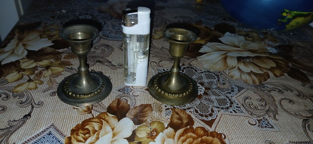 Свещници 2бр. Месинг.
