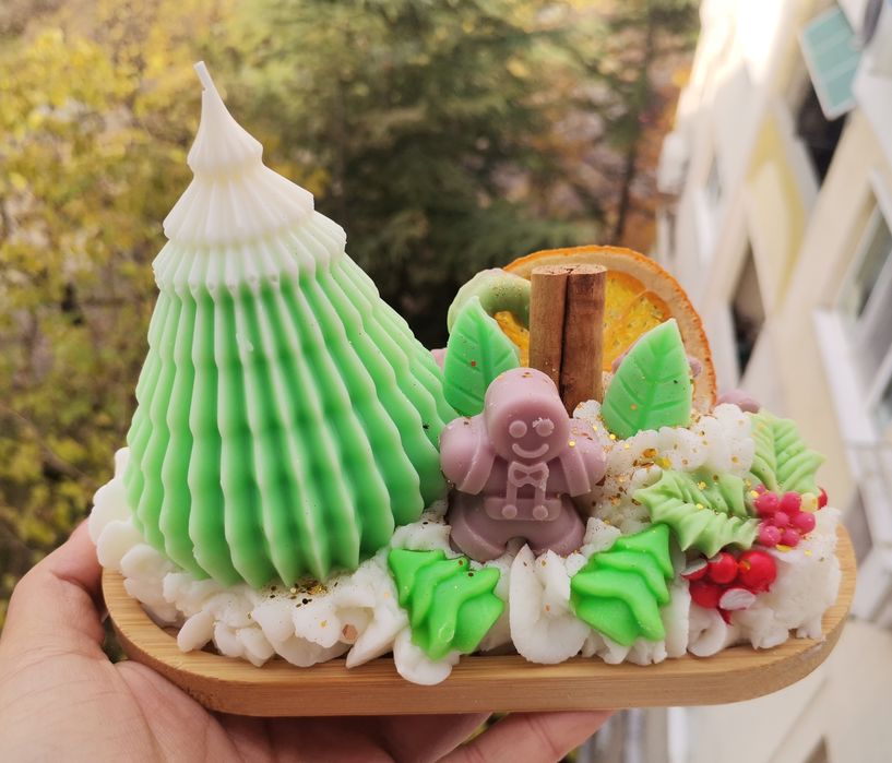 Коледни Сладкиши Свещи