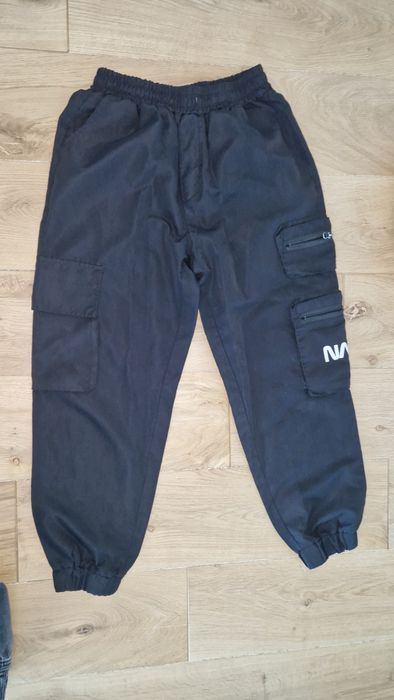 Tech Панталони Черни с надпис NASA