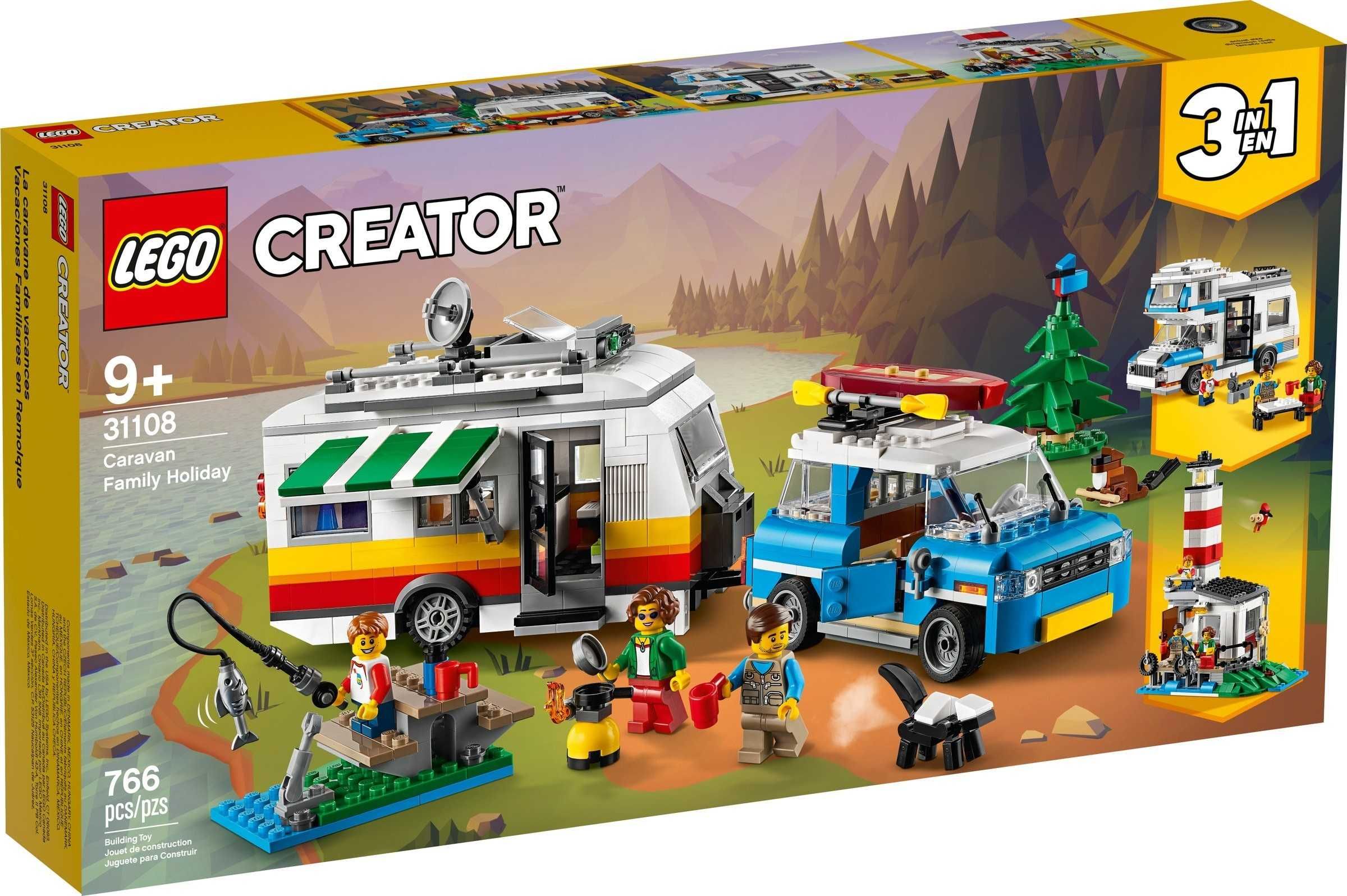 Lego Creator 31108 (3 in 1) original, Caravan F.Holiday [nou, SIGILAT]