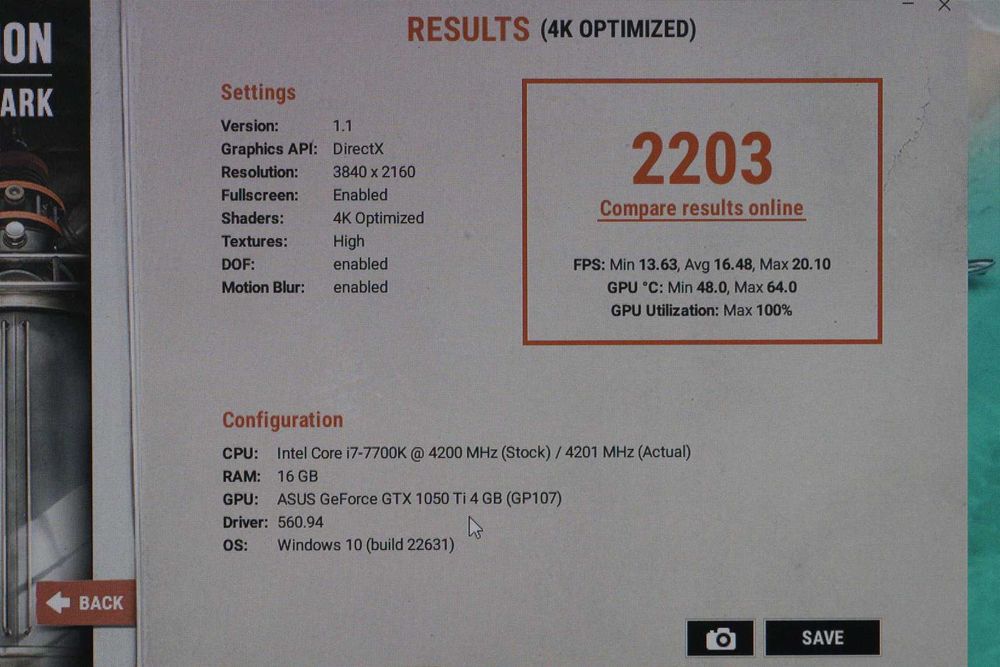 Видеокарта GPU GTX 1050 Ti ASUS Cerberus (no 6pin power) / Вкл.ДДС