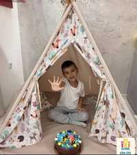Детска палатка за игра индианско Типи от 100%памук