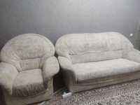 Мягкая мебель диван раскладной и 2 кресла