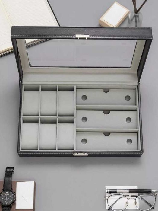 Шкатулка для Очков и Часов Органайзер ПОДАРКА