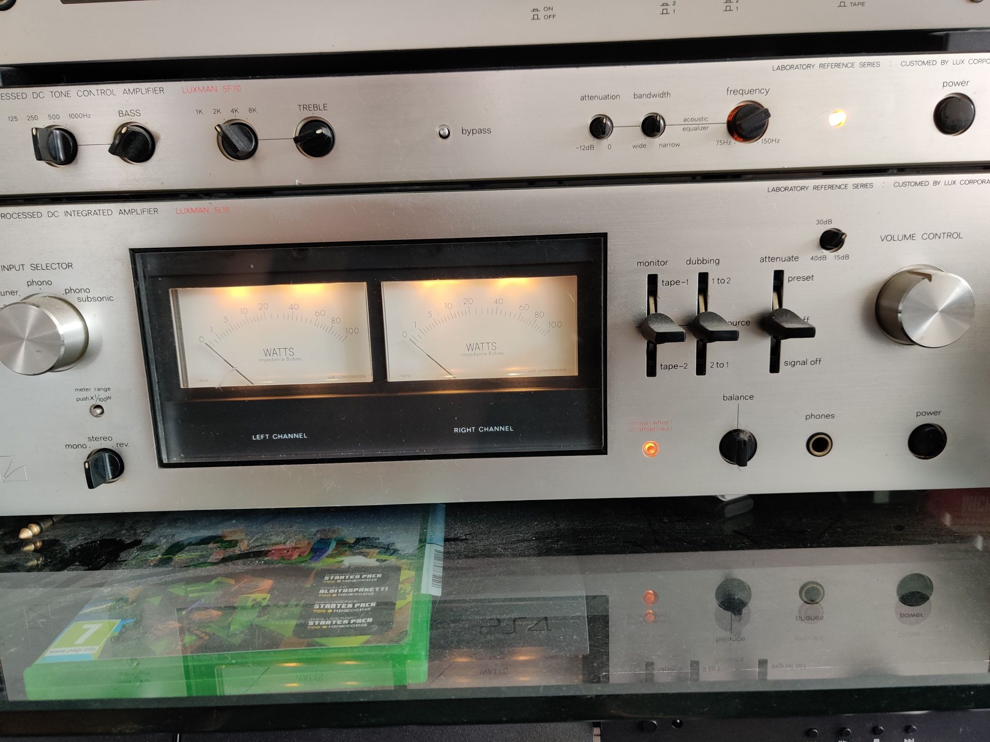 Luxman Laboratory 5F70 și 5L15 preaplificator și final