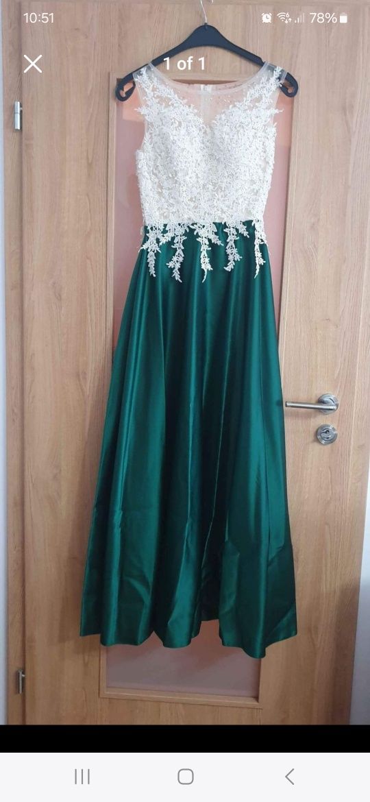 Rochie lunga verde