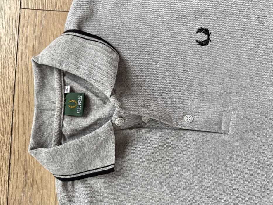 Tricou Polo FRED PERRY Gri Barbati | Marime XXL