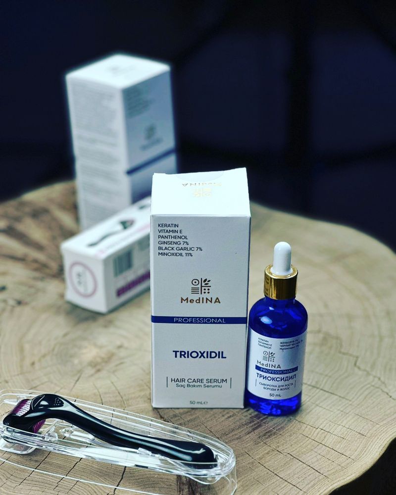 Trioxidil в подарок мезороллер