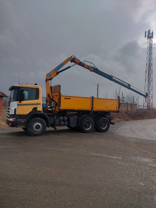 Scania 94C 6X4 cu macara