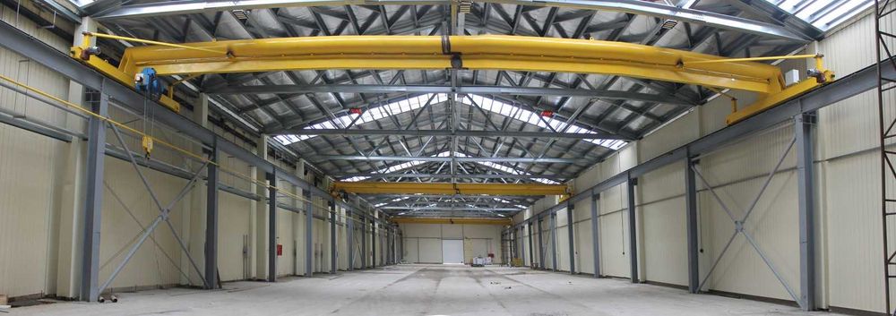 Металлоконструкция, цех, ангар, подрельсовые балки, подкрановые балки