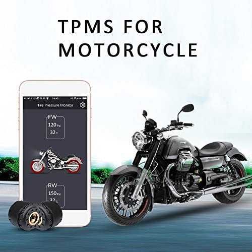 BLE TPMS сензори за налягане и температура на мотоциклетни гуми