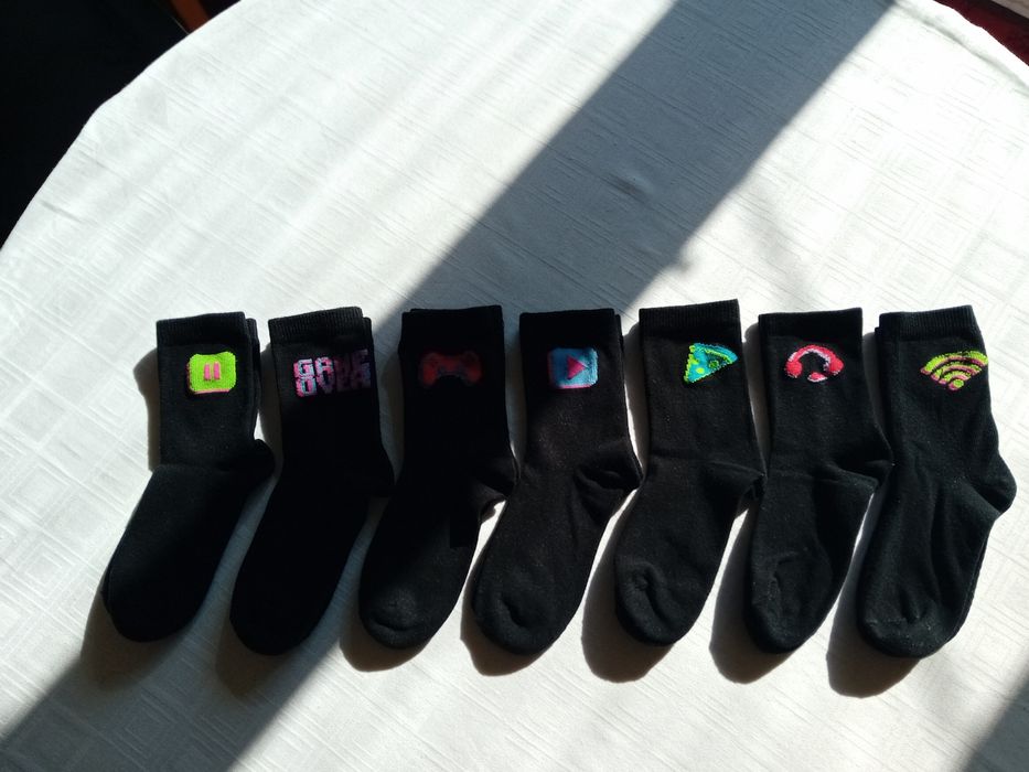 Лот 7 чифта чорапи