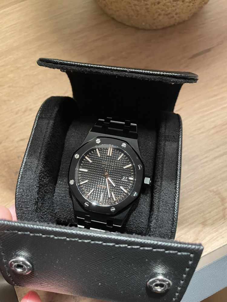 Ceas Seiko Royal Oak black ceramic