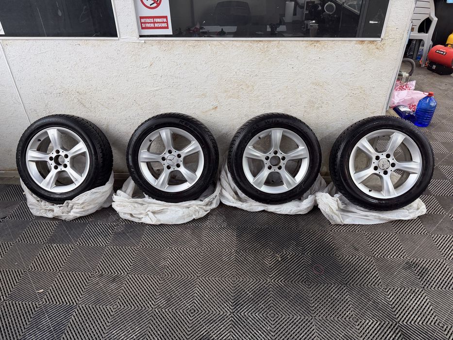 Jante originale Mercedes 16” + cauciucuri iarnă Kelly Winter HP