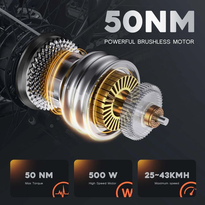 НОВО!!! Електрически Велосипед Emoko EC97 500W 48V/17.5AH