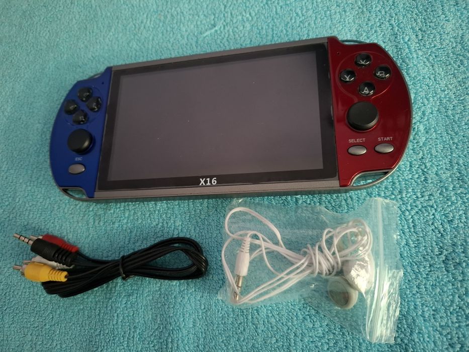 Преносима игрова конзола X16 екран 6.5 инча, тв игра с вградени игри