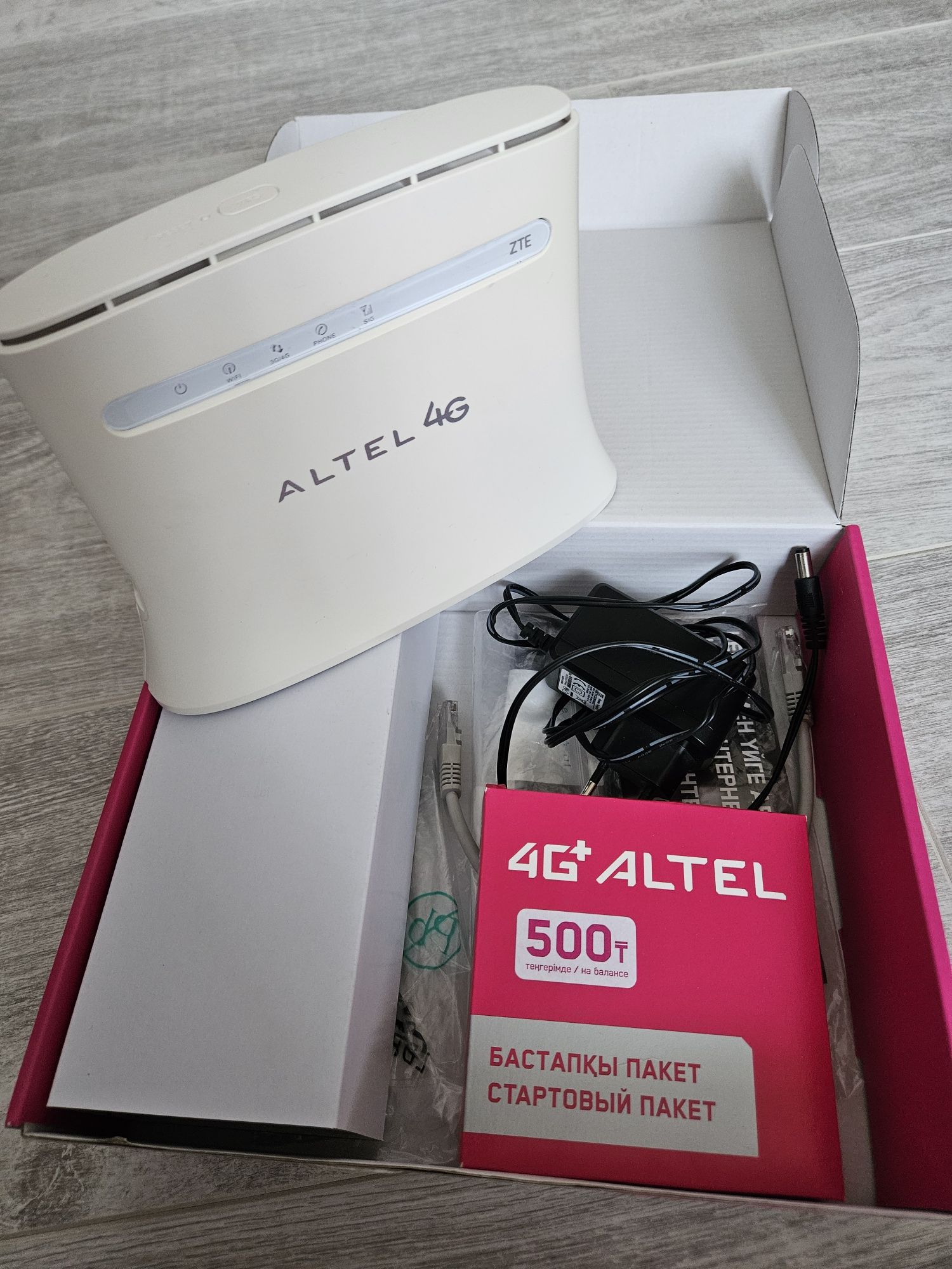 Altel 4G Алтел 4Г ZTE MF283 модем роутер