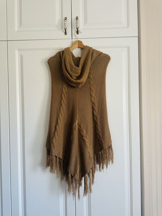 Capa / bolero / pancho / pulover , maro , masura S / M