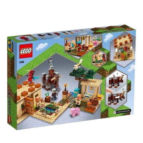 Конструктор LEGO Minecraft Нападение на заболителите
