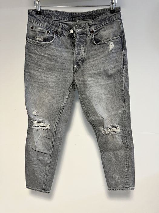 Vand blugi Zara Dad Jeans gri