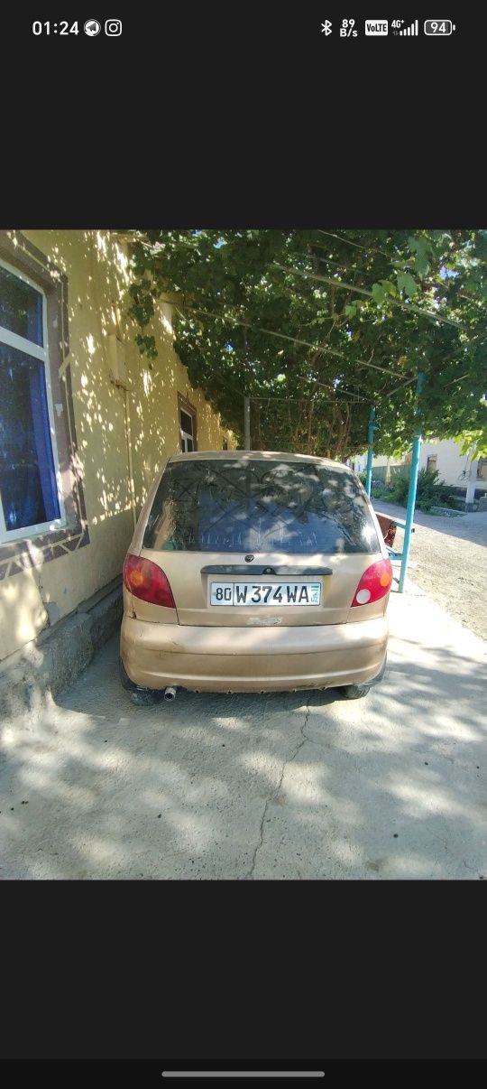 Matiz sotiladi sirochni realni oladigan odam tel qilsin