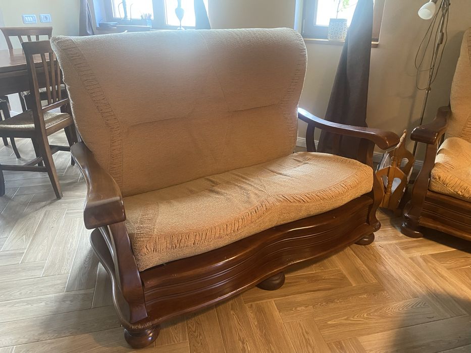 Mobilier living din lemn 3, 2, 1