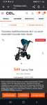 Vand tricicleta 4in1cu sezut reversibil Coccolle Velo Verde