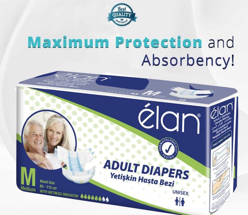 Scutece de adulti 60 bucati Marimea M