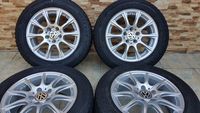 Jante originale 5x112 R16 + anvelope pt Vw Passat, T-Roc, Golf 5-6-7