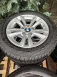 Jante Bmw seria 3 F30/F31 F32/F33 F36, originale, senzori presiune, anvelope iarnă ca noi Continental