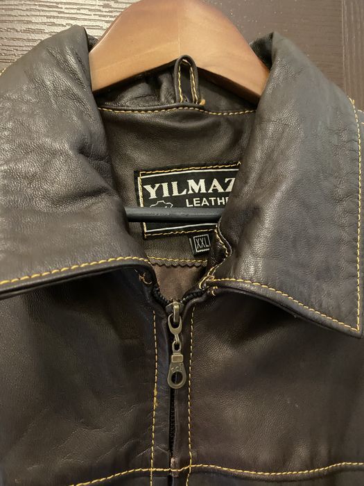 Мъжко кожено яке естествена кожа xxl