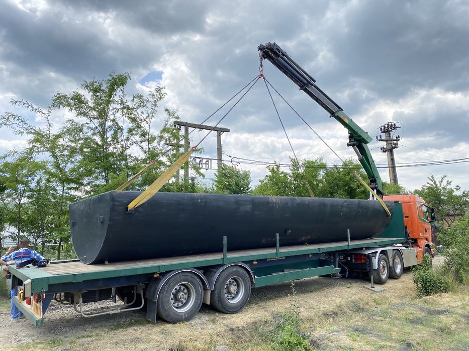 Transport Camion Cu Macara