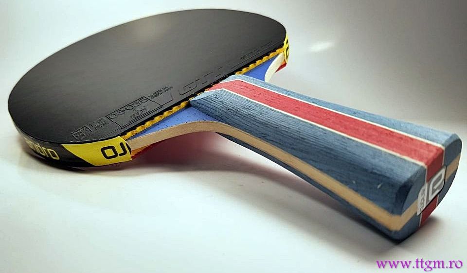 Paleta profesionala tenis de masa (ping pong) Andro Gauzy bl5/Gtt