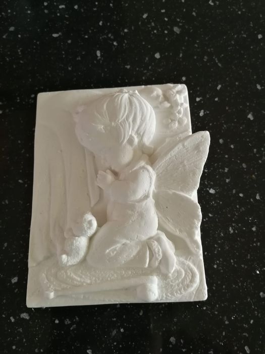 Гипсови фигурки подаръчета за гости заготовки богородица, ангелче мече