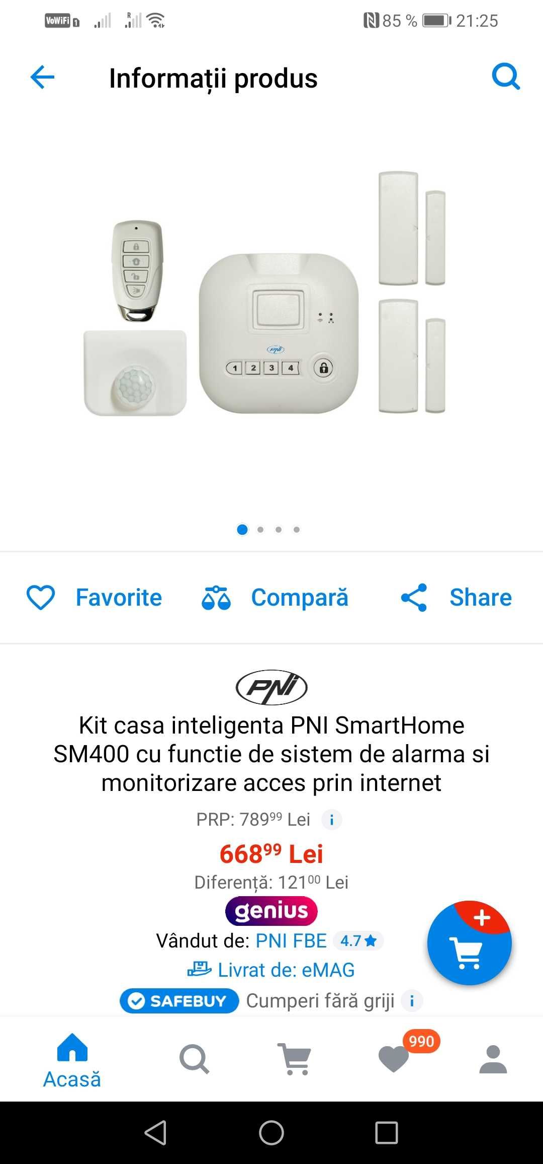 Kit smart home PNI SM400