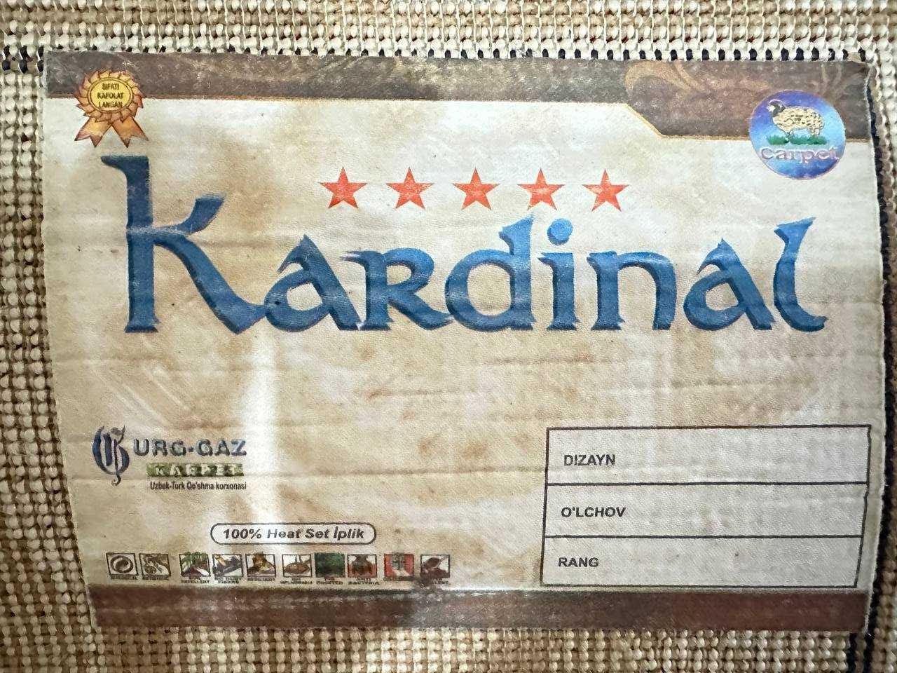 Продаётся палас Кардинал  2,5 х 4 м в хорошем состоянии .