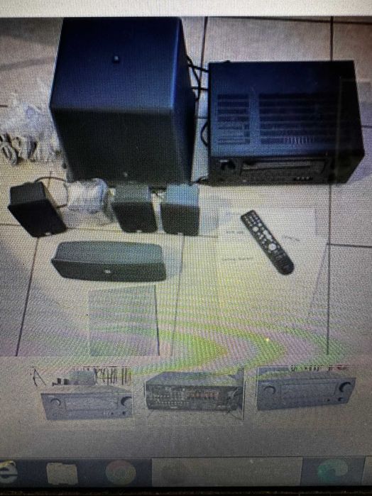 Denon AVR 488 R 5.1 surround receiver + 5 speakers and Subwoofer