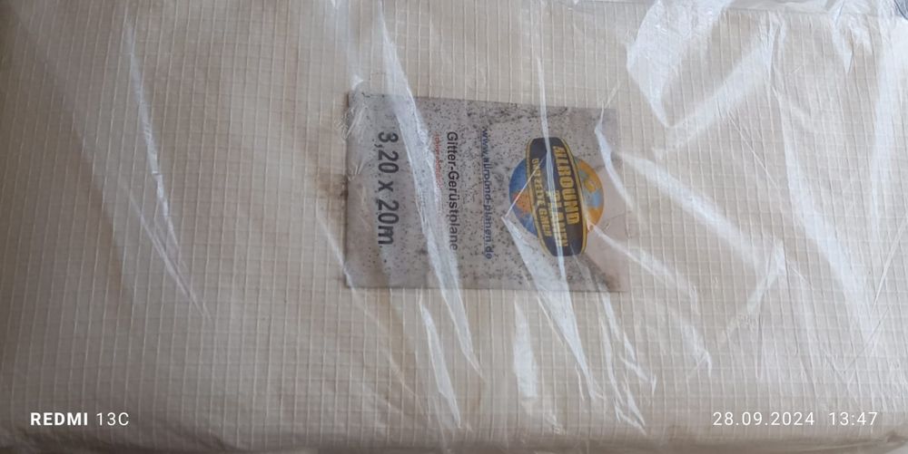 Prelata,folie pentru schela