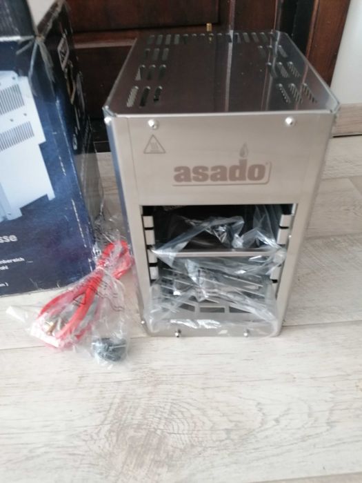 Grătar inox pe gaz Aasado 800 compact
