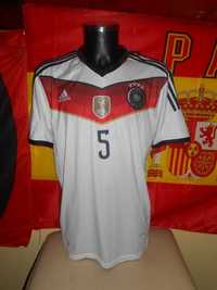 tricou germania hummels #5 adidas model world cup 2014 marimea XL