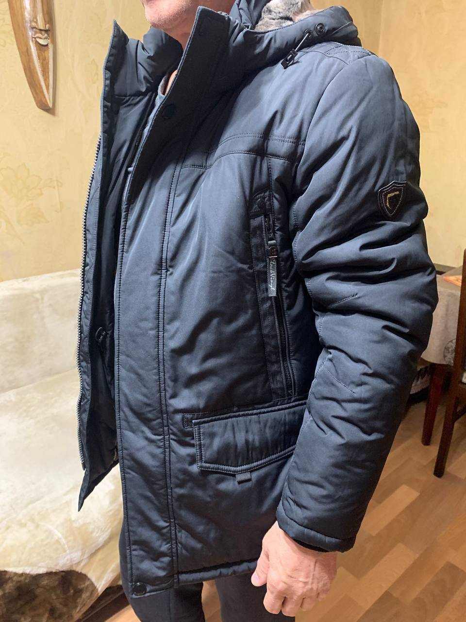 Новая Черная Зимняя Куртка Размер M