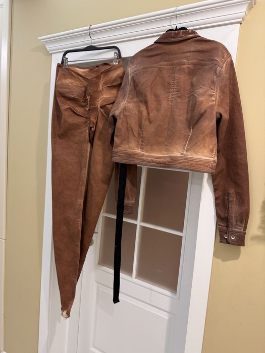 Пола и яке Rick Owens, размер 42, Дънков плат