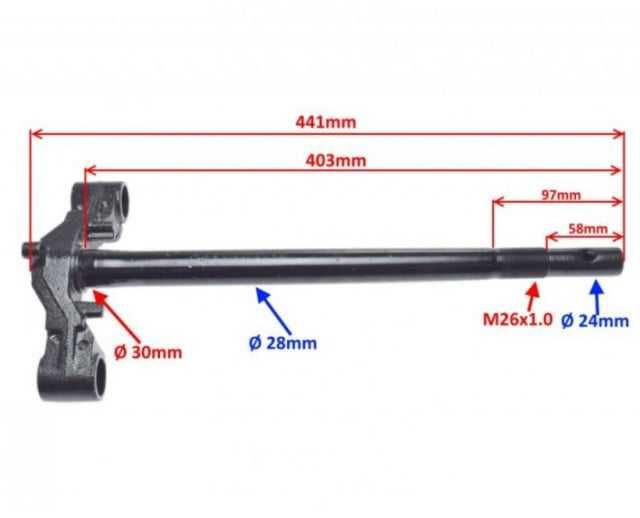 Furca Scuter Ø 30mm