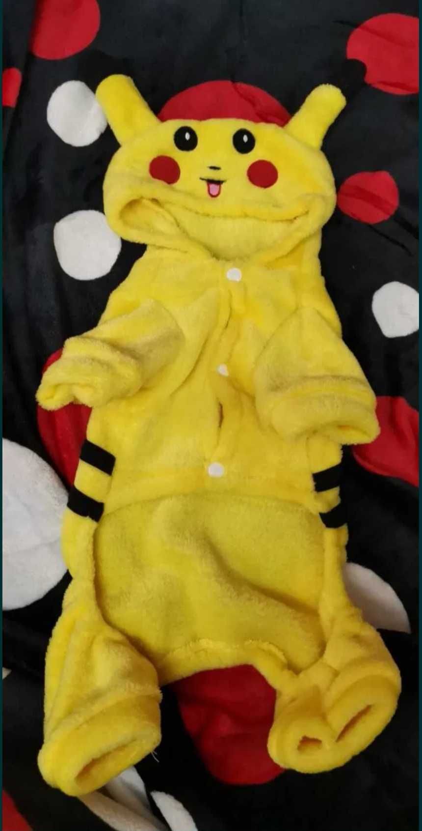 Costum pikachu pentru pisici sau câini  |