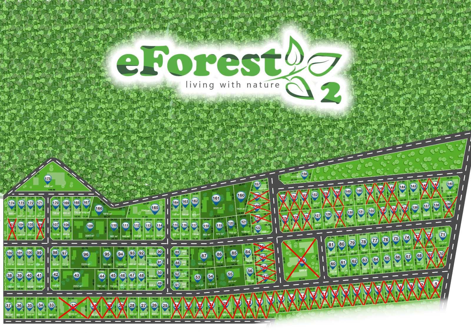 eForest 2 , loturi de teren la liziera padurii