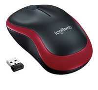 Беспроводная мышь USB Logitech M185, Red