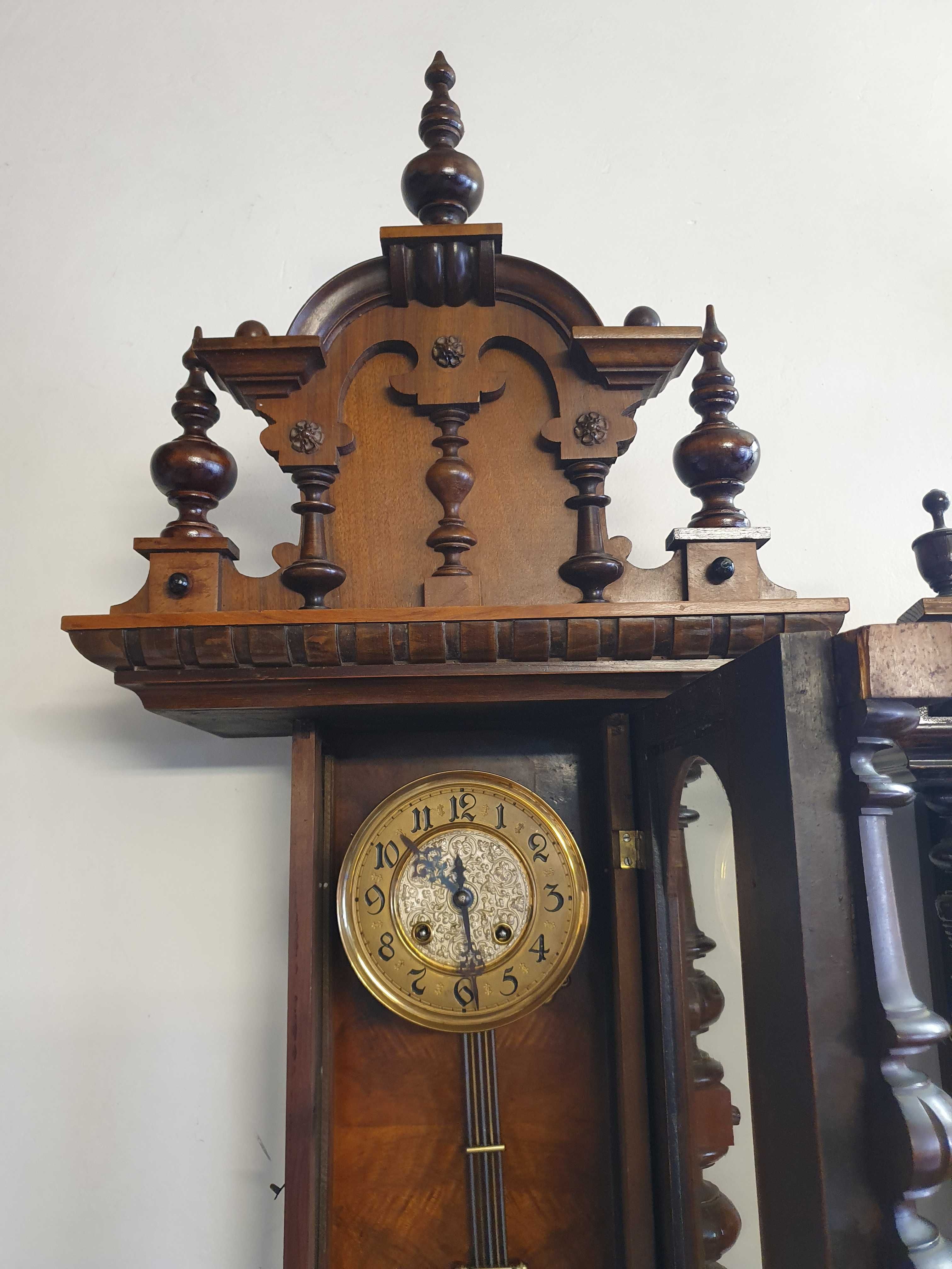 Немски античен стенен часовник Gustav Becker от 1900г